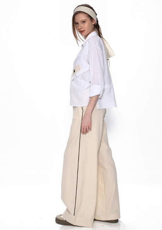 Φαρδύ Παντελόνι με Χαλαρή Εφαρμογή