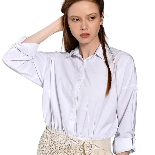 Βαμβακερό Λευκό Πουκάμισο