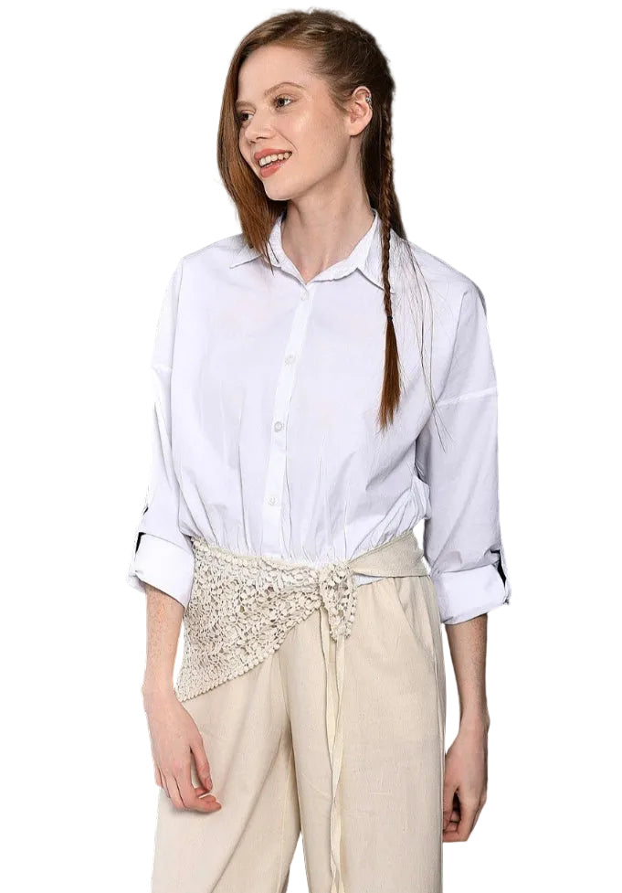 Βαμβακερό Λευκό Πουκάμισο