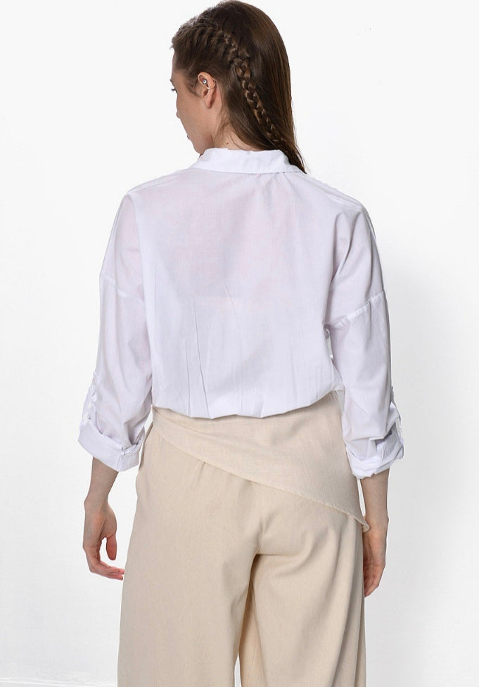 Παντελόνα με Χειροποίητη Πλεκτή Ζώνη