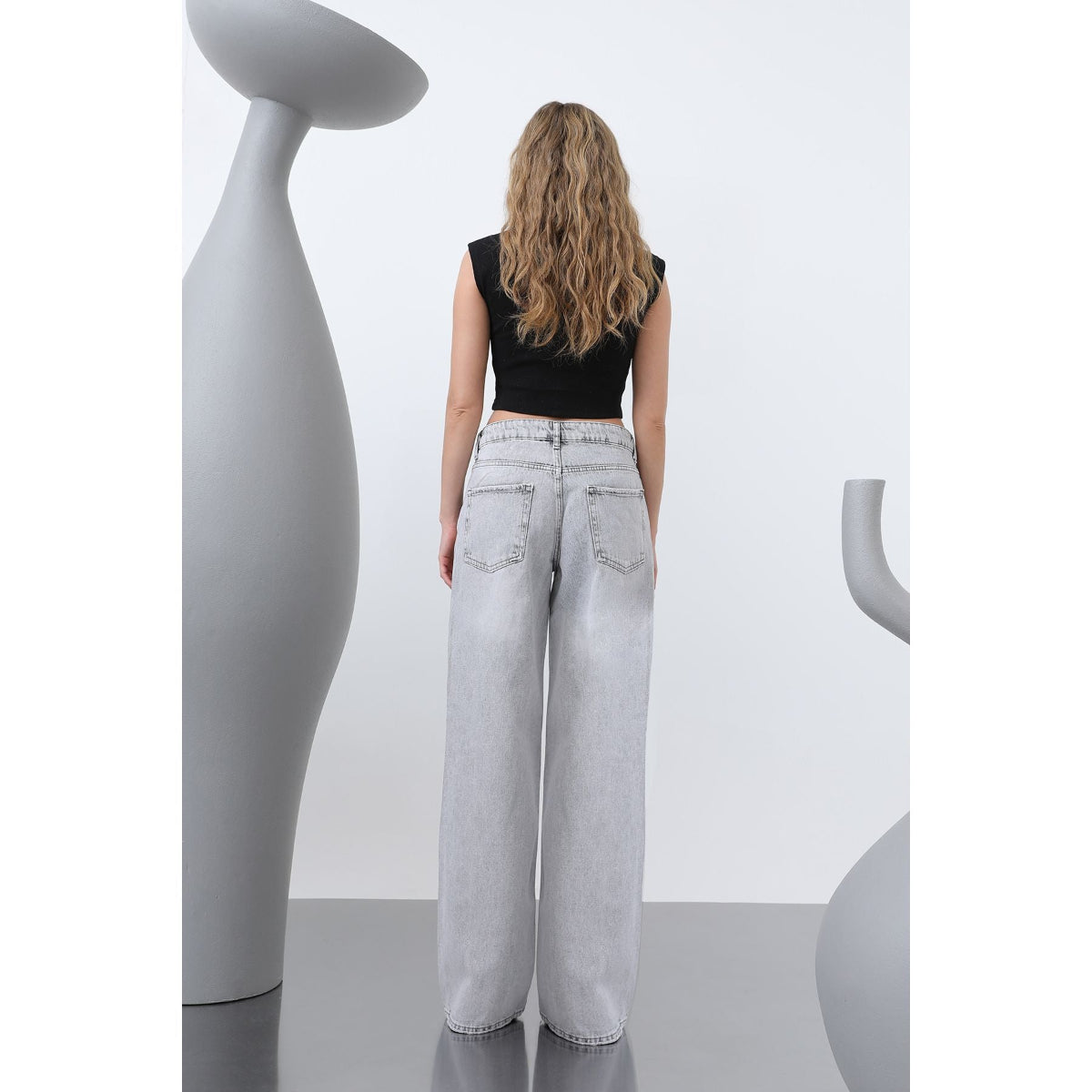 Φαρδί τζίν παντελόνι / baggy jean - Monda boutique