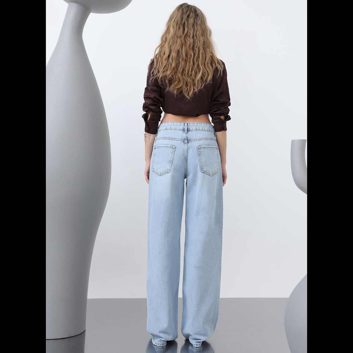 Φαρδί τζίν παντελόνι / baggy jean - Monda boutique