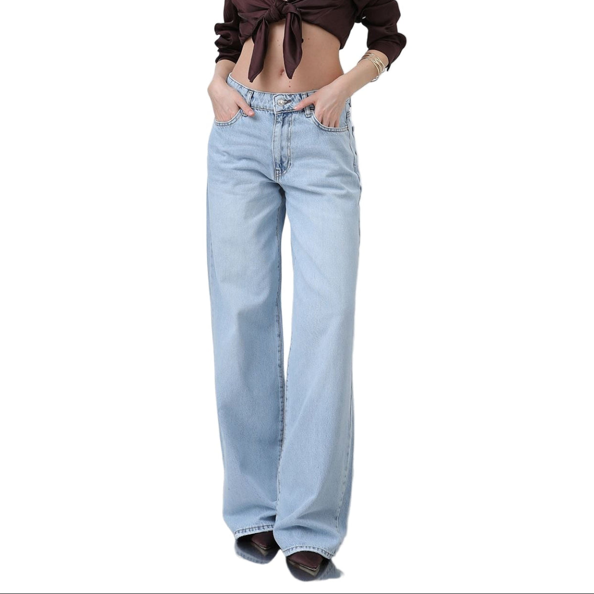 Φαρδί τζίν παντελόνι / baggy jean - Monda boutique